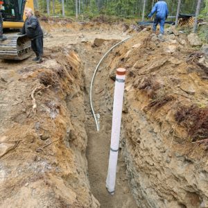 tonttihaaran teko syksyllä 2023